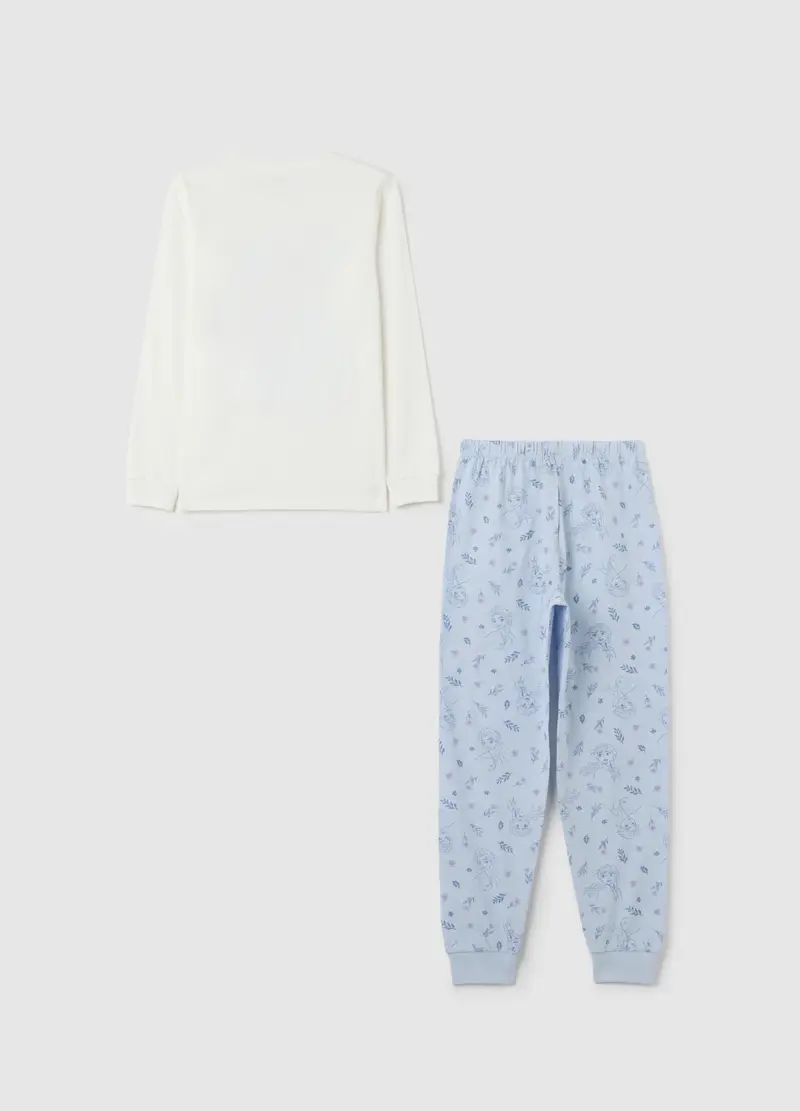 Pigiama Da Bambina In Puro Cotone Multicolor Regular Fit, Multicolor miniatura 2