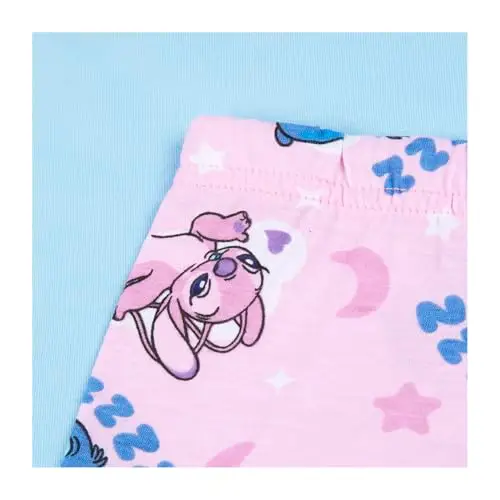 Disney Pigiama Lilo & Stitch | Stitch Girls Pjs | Stitch Gifts for Girls | Stitch & Angel Cotton Pj Set | Abbigliamento miniatura 3