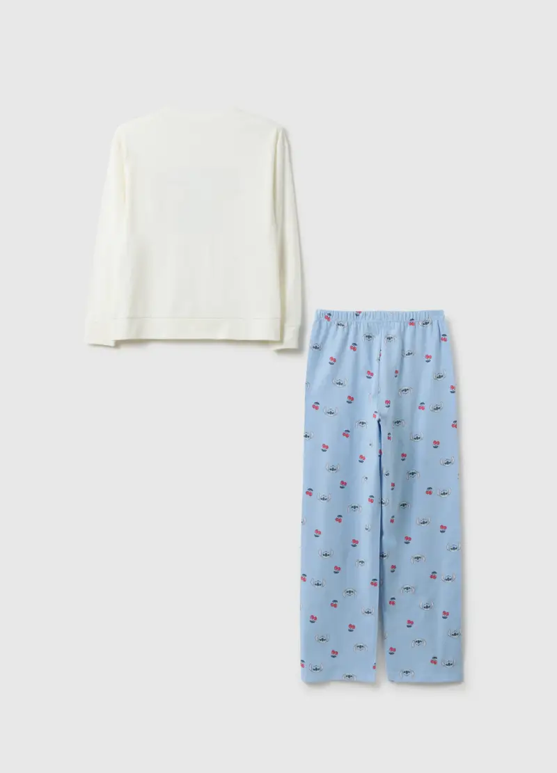 Pigiama Multicolor Da Ragazza In Puro Cotone Regular Fit Con Stampa, Bambina, Multicolor miniatura 2