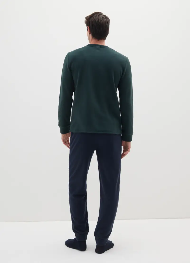 Pigiama Natalizio Multicolor Regular Fit Con Stampa Disney, Uomo, Multicolor miniatura 3