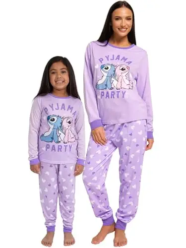 Disney Pigiama Stitch Bambina | Stitch E Angel Pigiamone Famiglia | Pigiama Bambina | Pigiamone Mamma E Figlia Uguale |
