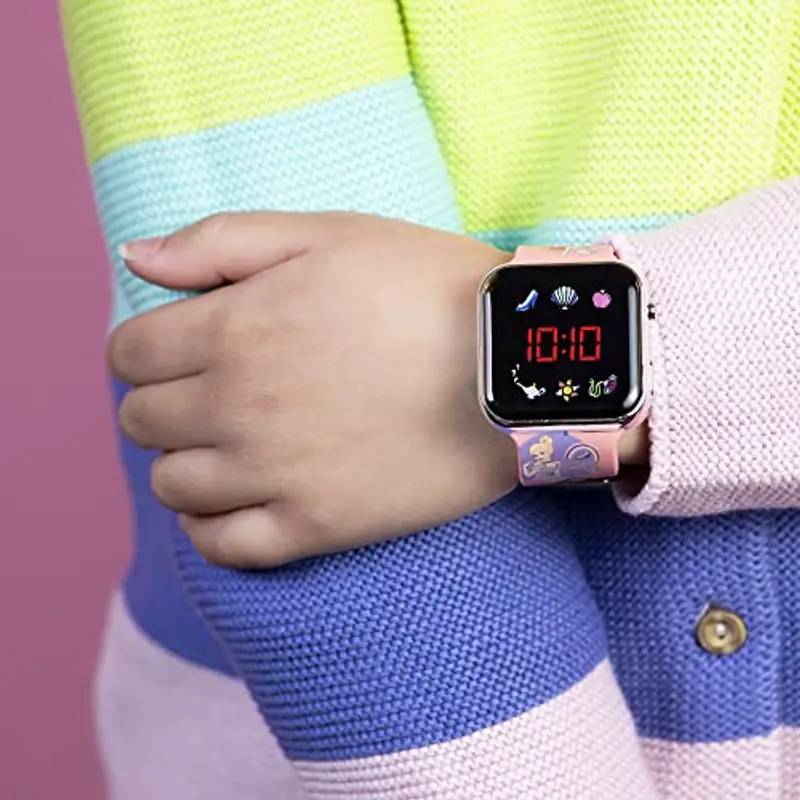 Disney Princess Orologio Digitale Quarzo Ragazze con Cinturino in Silicone PN4398 miniatura 3