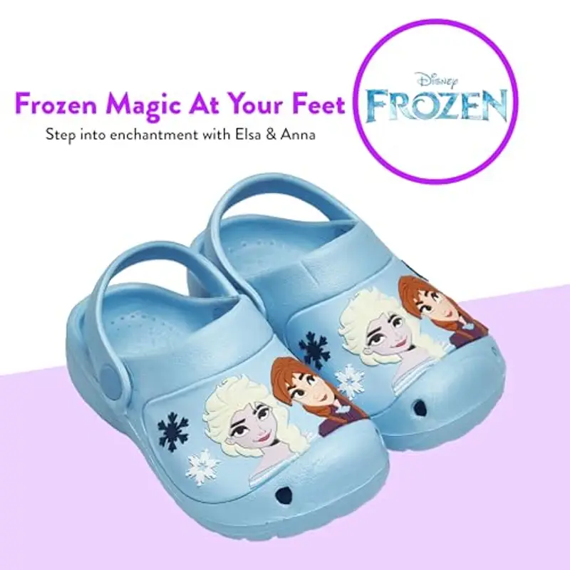 Disney Scarpe Frozen Bambina | Ciabatte Piscina | Scarpette Elsa Frozen Bambina | Blu 28 miniatura 2