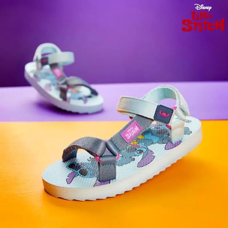 Disney Scarpe Stitch da Bambina, Sandali da Bambina, Sandali Estivi 27-35 (Blu, 35 EU) miniatura 2