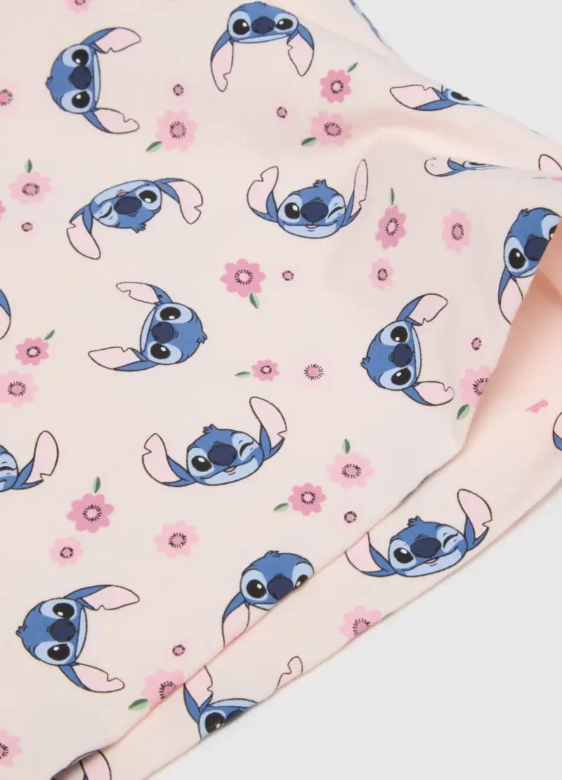 Sciarpa In Cotone Elasticizzato Multicolor Da Bambina Con Stampa, Multicolor miniatura 3