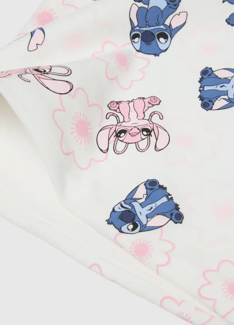 Sciarpa In Cotone Elasticizzato Multicolor Da Bambina Con Stampa, Multicolor miniatura 3