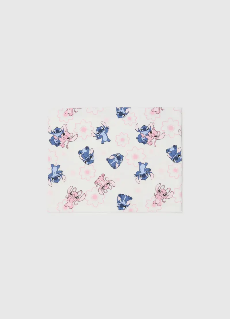 Sciarpa In Cotone Elasticizzato Multicolor Da Bambina Con Stampa, Multicolor