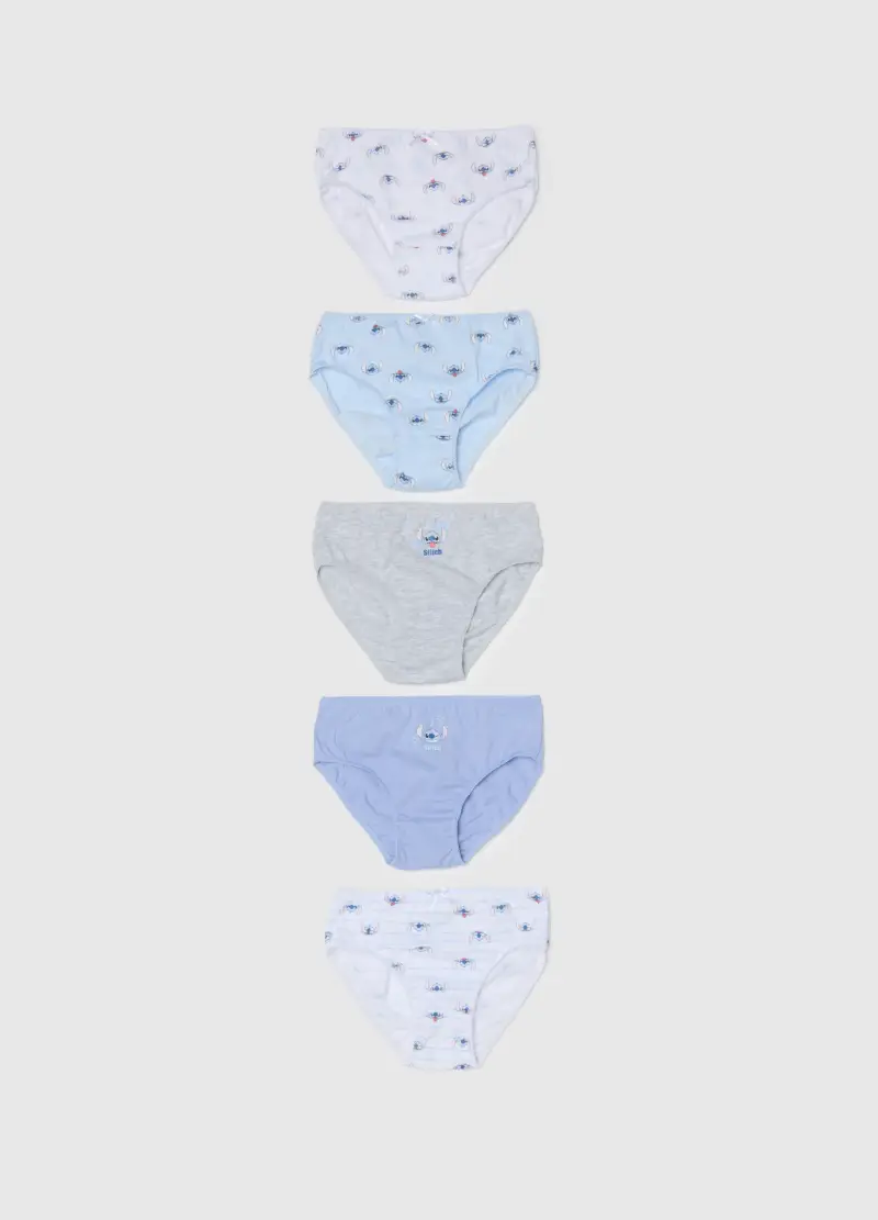 Set Multipack Mutandine In Puro Cotone Multicolor Da Bambina Regular Fit, Multicolor