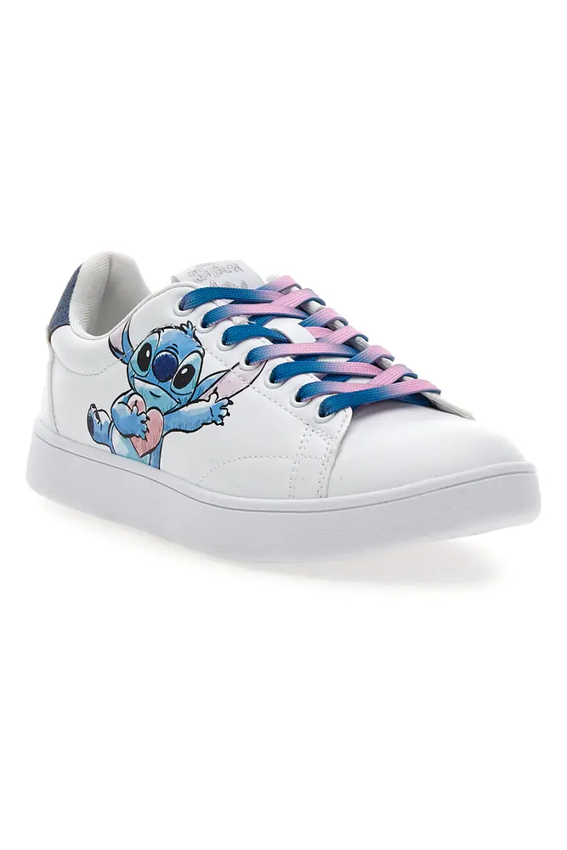Sneakers bianche con grafica Stitch Disney D6020174S [BIANCO] miniatura 2