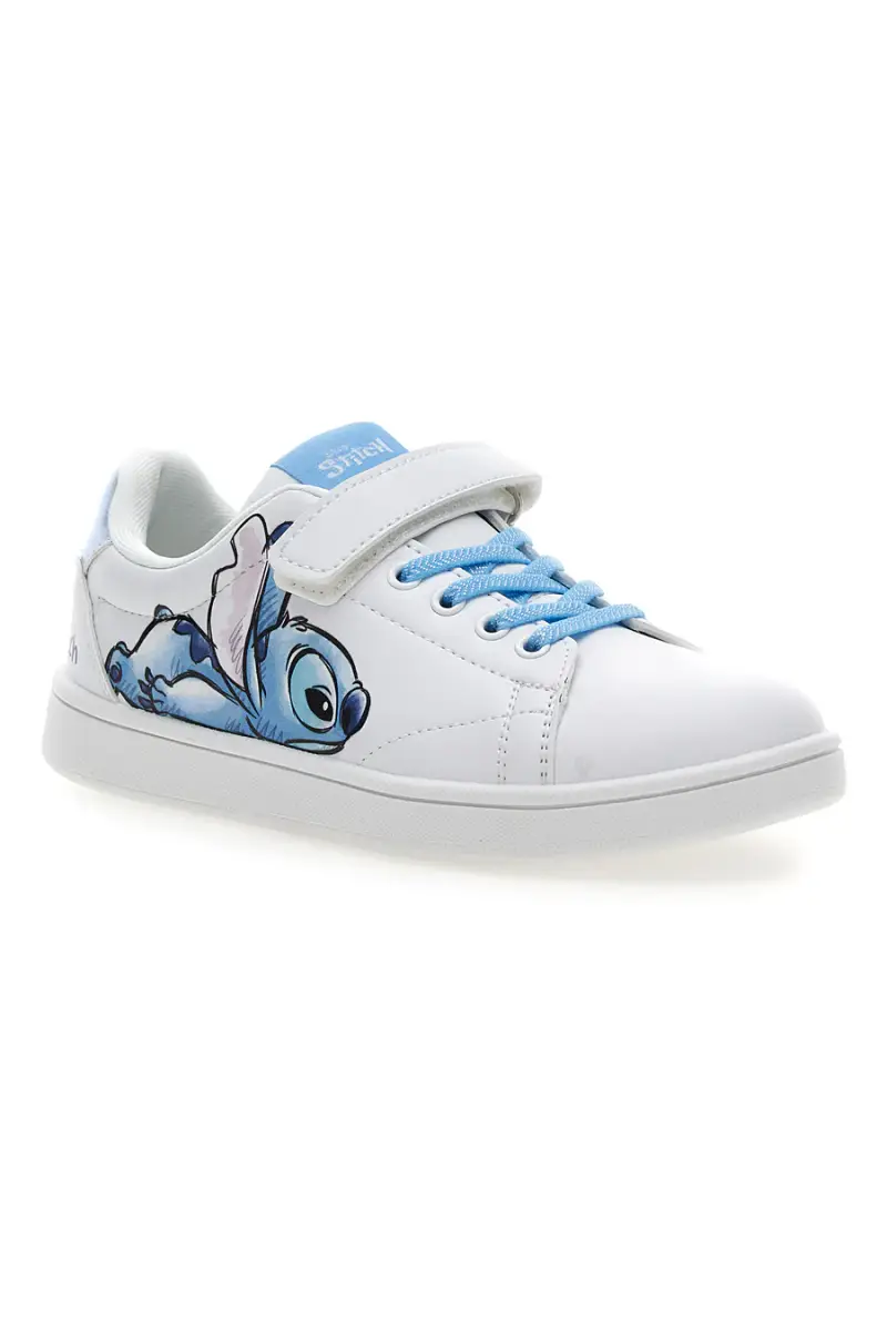 Sneakers bianche con stampa Stitch D6020175S [BIANCO miniatura 2