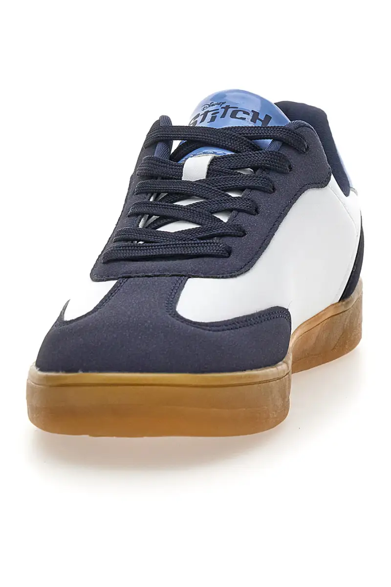 Sneakers blu con grafica Stitch suola caramel Disney D6020176S [BIANCO miniatura 3