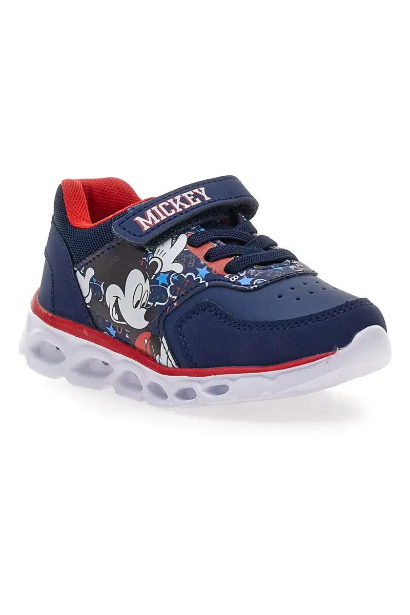Sneakers blu con luci e stampa Mickey Mouse Mickey Mouse D2010448S [BLUE] miniatura 2
