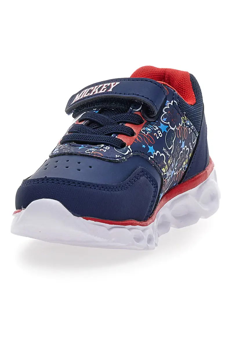 Sneakers blu con luci e stampa Mickey Mouse Mickey Mouse D2010448S [BLUE] miniatura 3