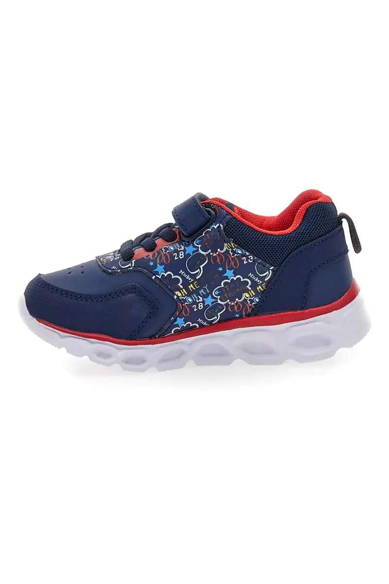 Sneakers blu con luci e stampa Mickey Mouse Mickey Mouse D2010448S [BLUE] miniatura 4