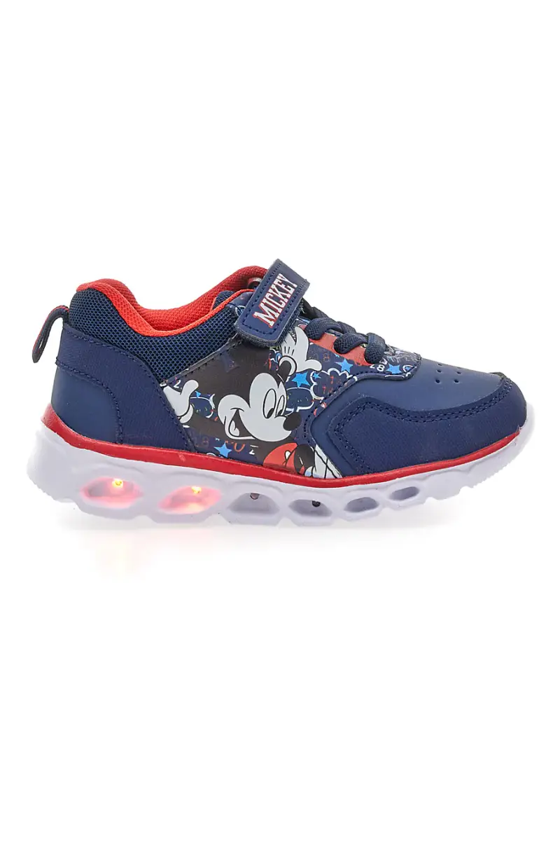 Sneakers blu con luci e stampa Mickey Mouse Mickey Mouse D2010448S [BLUE]