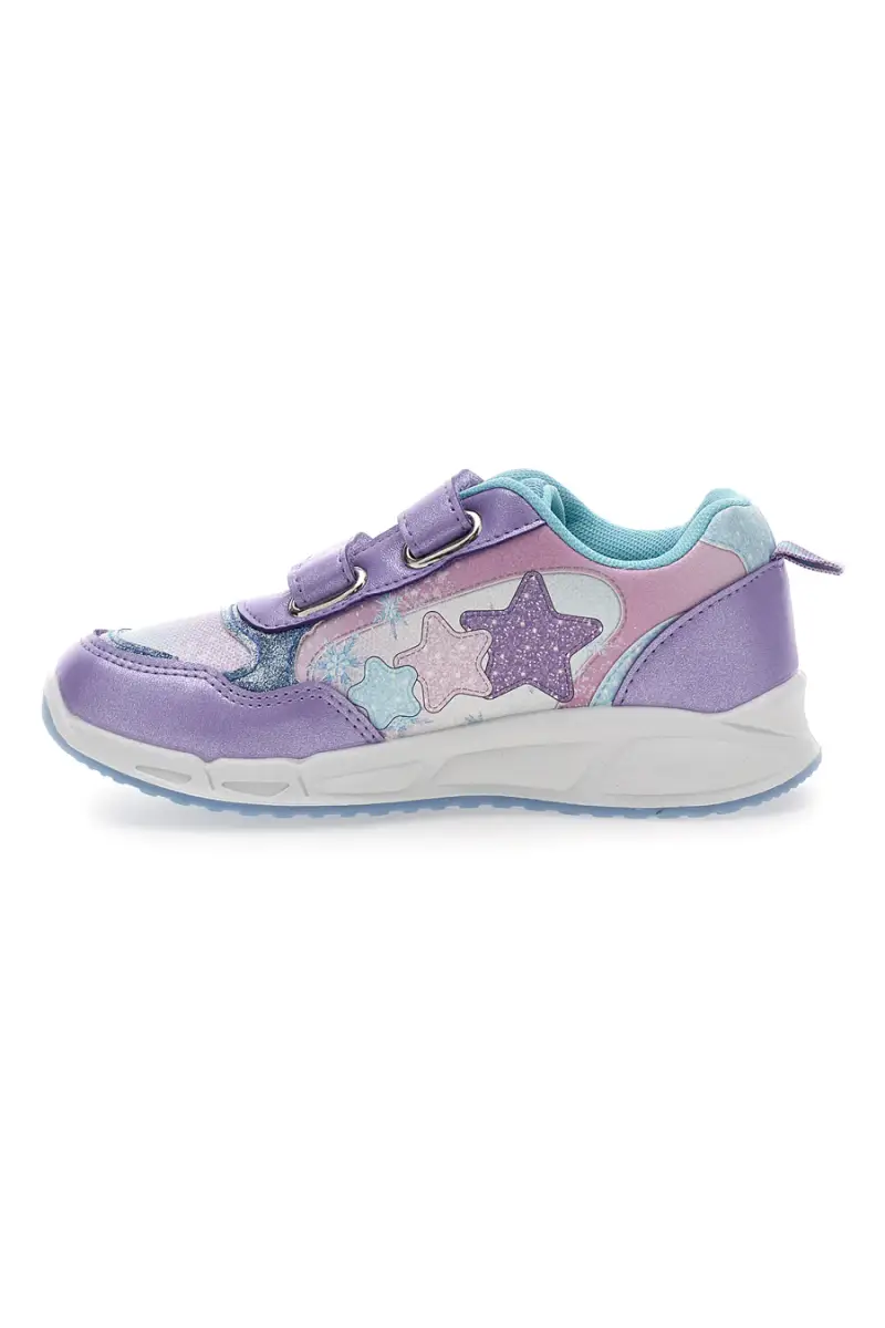 Sneakers lilla azzurre con stampa Frozen D4310649S [LILAC] miniatura 4