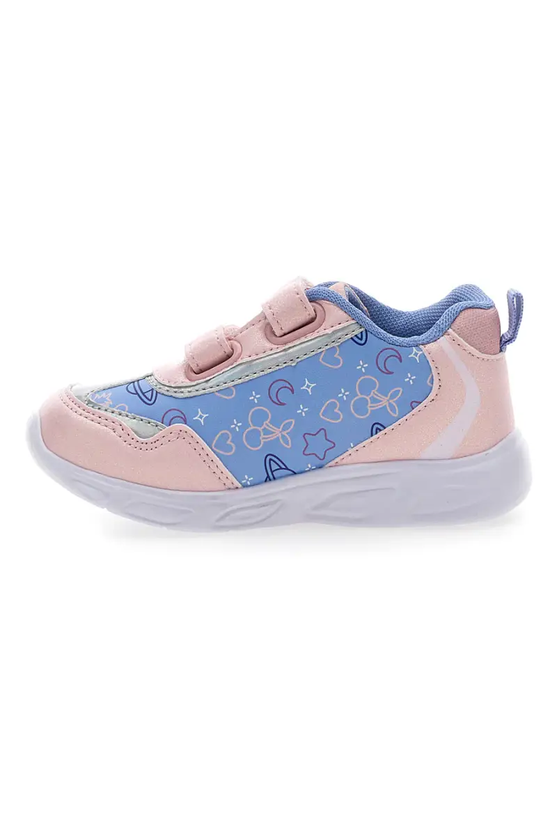 Sneakers rosa azzurre con luci con stampa Stitch D6020150S [ROSA] miniatura 4
