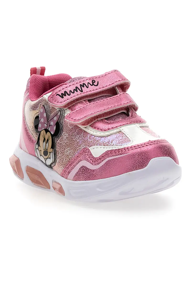 Sneakers rosa con luci con stampa Minnie mouse D3010711S [FUXIA] miniatura 2