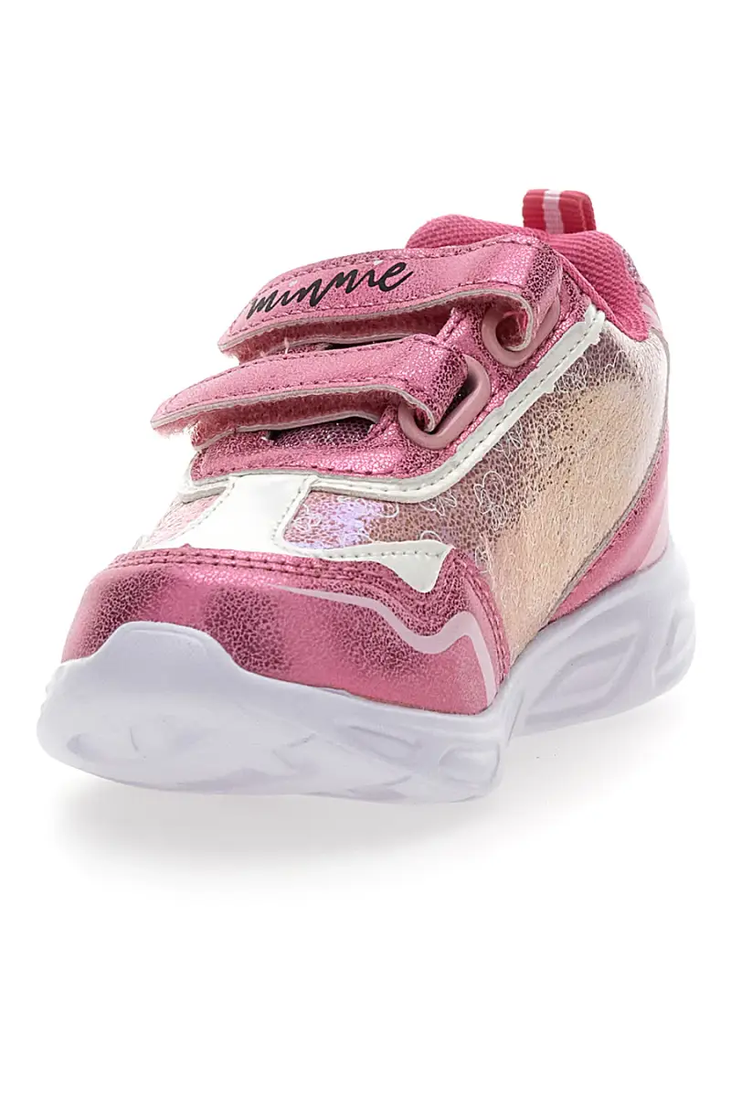 Sneakers rosa con luci con stampa Minnie mouse D3010711S [FUXIA] miniatura 3