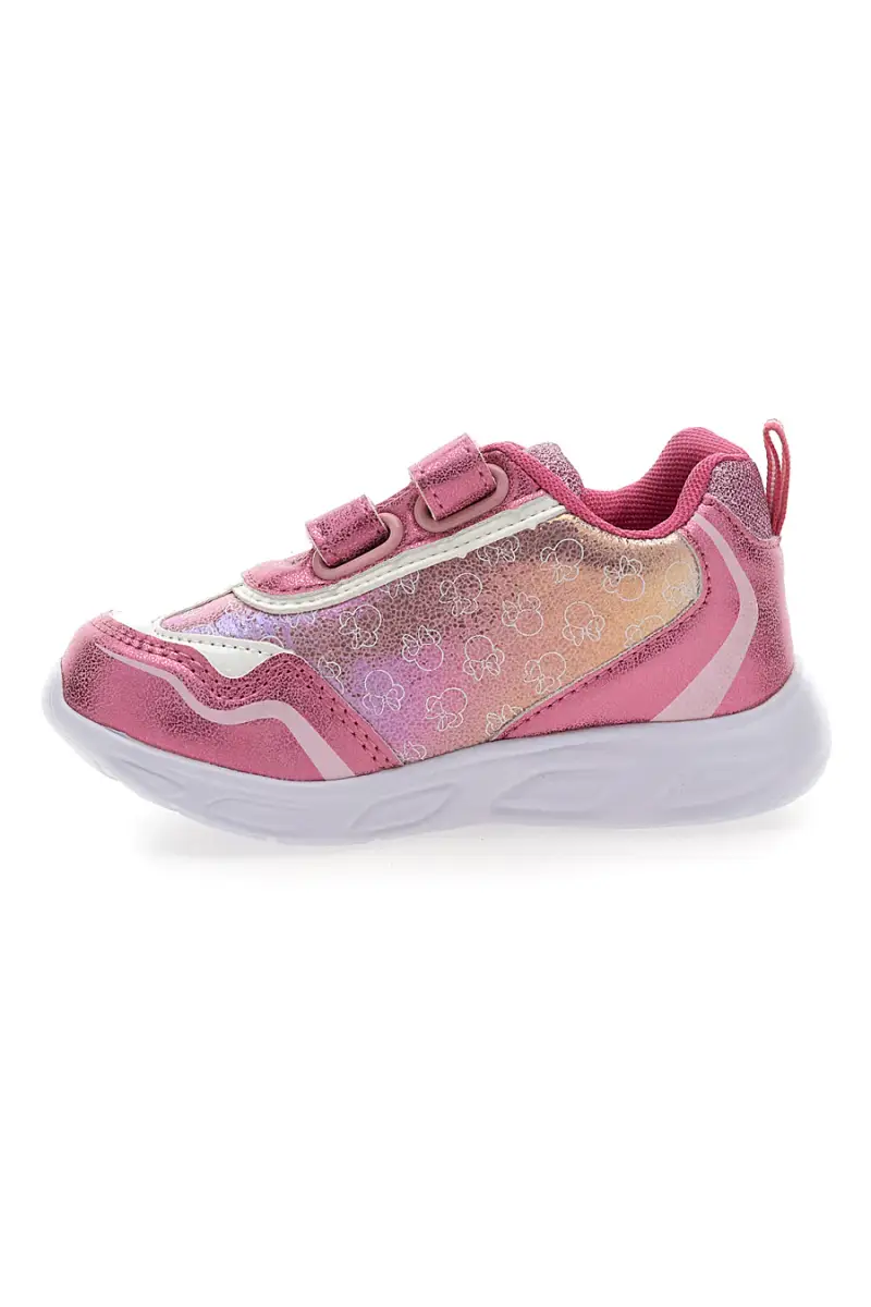 Sneakers rosa con luci con stampa Minnie mouse D3010711S [FUXIA] miniatura 4