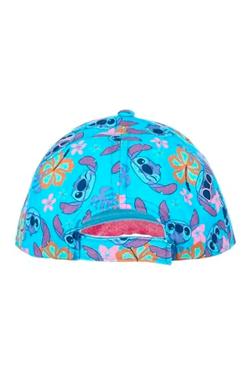 Disney Stitch Cappello da Baseball Bambina, Berretto Classico Glitterato con Design 3D, Regalo per Bambine | Blu miniatura 2