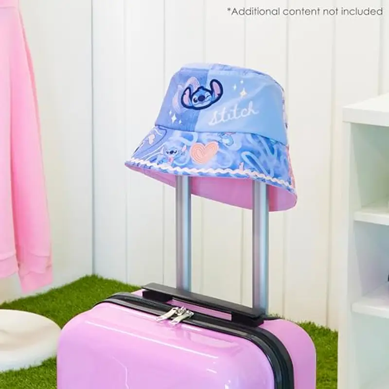 Disney Stitch Cappello Pescatore Bambina, Sole Cappellini Bambini per Estate (Rosa/Blu Non Reversibile) miniatura 2
