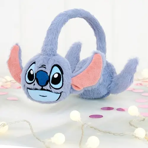 Disney Stitch Paraorecchie Ragazza, Soffice Accessori Invernali miniatura 2