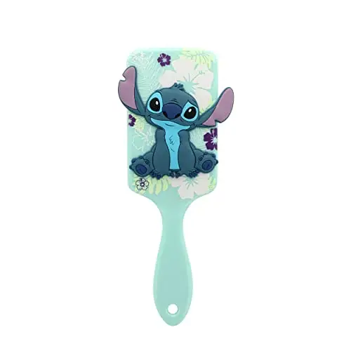 DISNEY STITCH - Spazzola per Capelli Districante 3D Lilo & Stitch - Tutti i Tipi di Capelli - Per Bambini e Adulti -