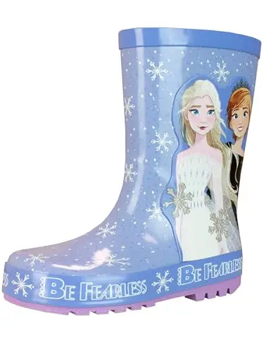 Disney Stivali di Gomma per Ragazze Frozen Blu 24