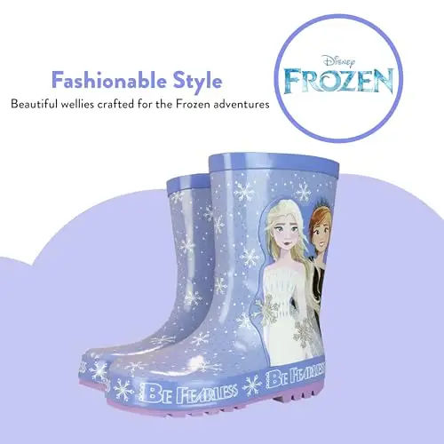 Disney Stivali di Gomma per Ragazze Frozen Blu 29 miniatura 3