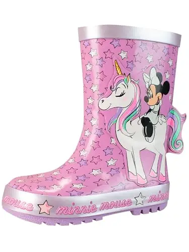 Disney Stivali di Gomma per Ragazze Minnie Mouse Rosa 27