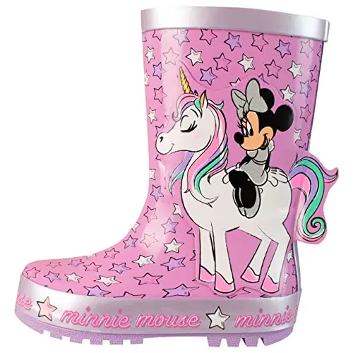 Disney Stivali di Gomma per Ragazze Minnie Mouse Rosa 27 miniatura 2