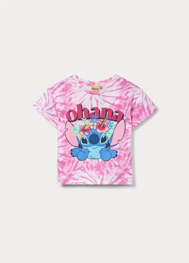 T-shirt Disney In Jersey Di Puro Cotone Bambina, Bianco