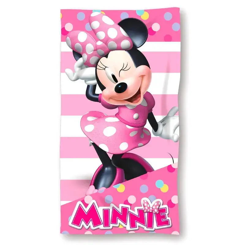 Telo mare da bambina in cotone Disney Minnie