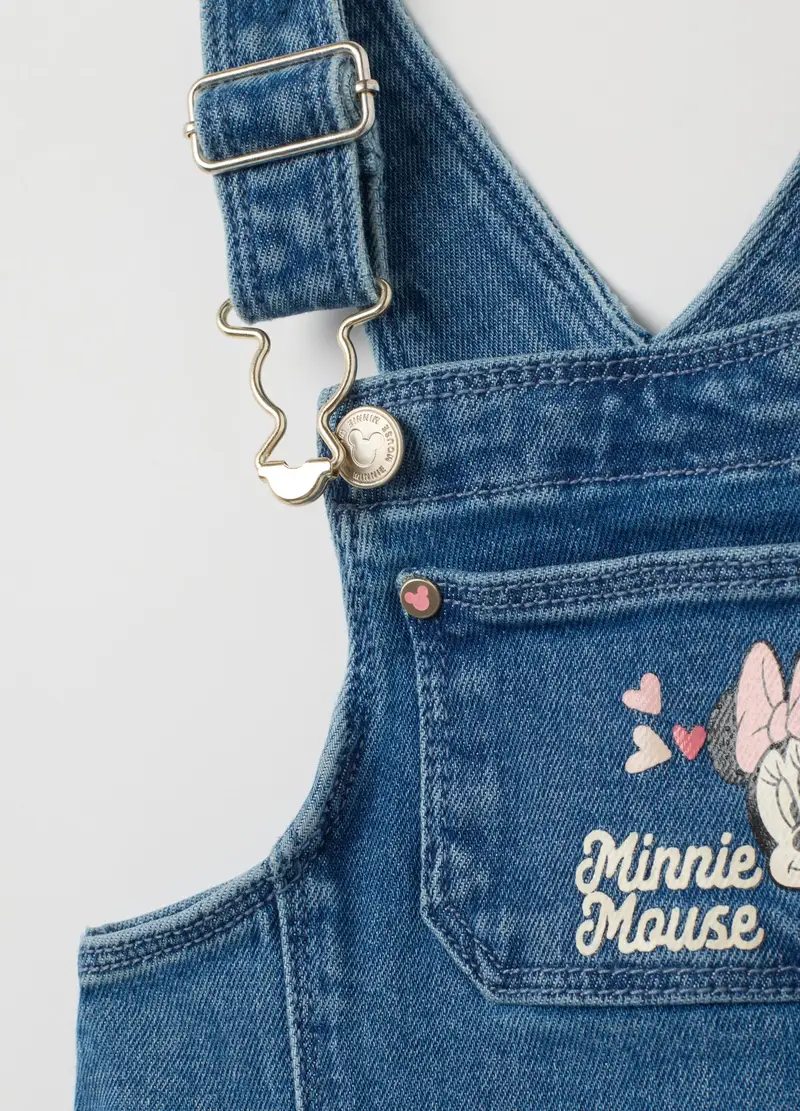 DISNEY, Vestito Da Bambina In Denim Elasticizzato, Denim, Taglia: 9-12 miniatura 2
