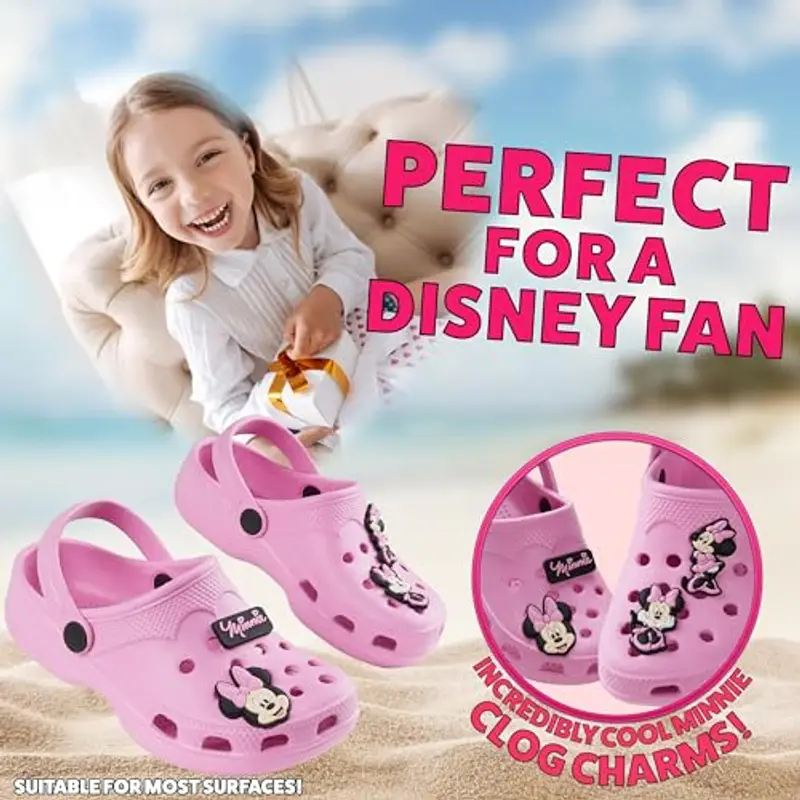 Disney Zoccoli da Bambina, Ciabatte Bambina Stitch, Sabot in Gomma con Ciondoli miniatura 3