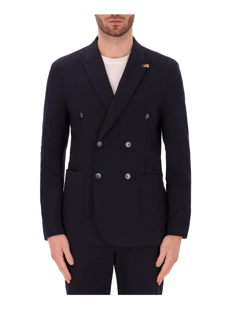 DISTRETTO12 - Giacca Uomo Blu miniatura 2