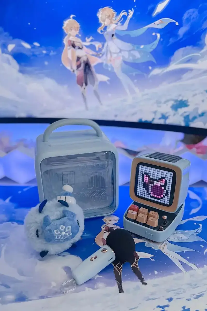 altoparlante wireless e microfono Ditoo-5M Blu miniatura 2