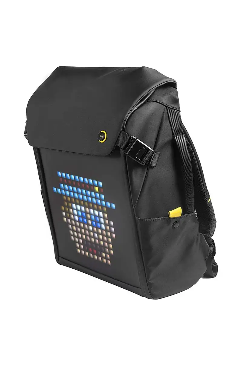 Reset Club zaino con display pixel art Backpack-M Nero