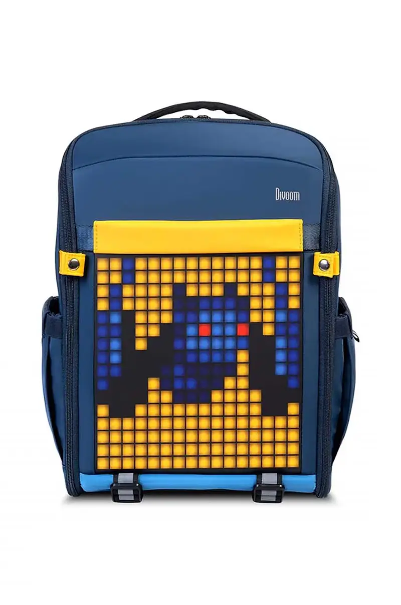 Reset Club zaino con display pixel art Divoom Backpack S Nero miniatura 2