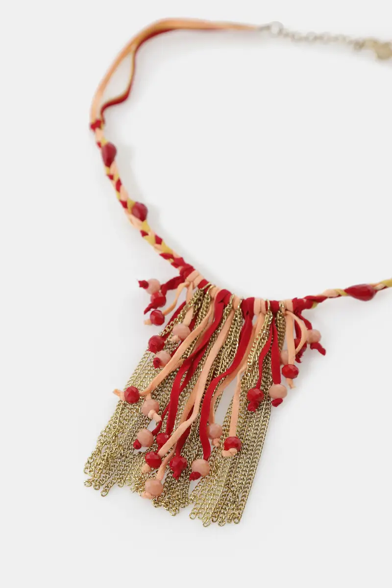 Bijoux con dettagli pendenti intrecciati miniatura 2