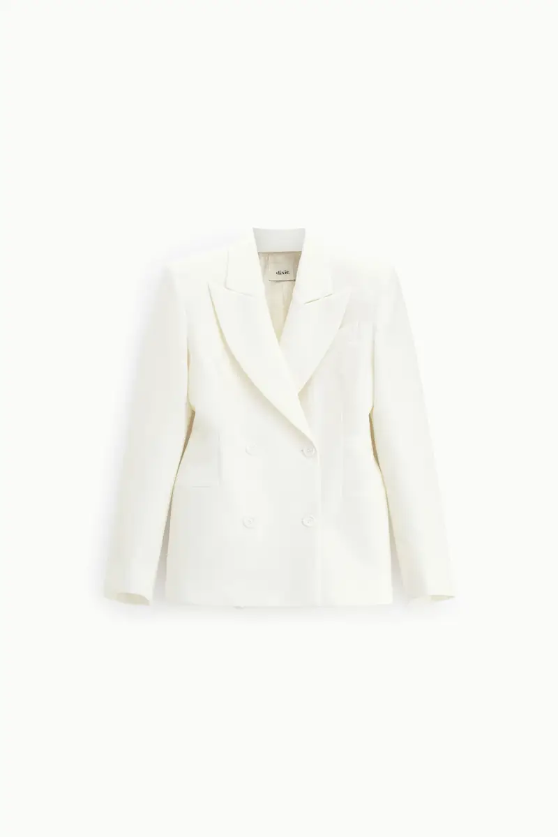 Blazer doppiopetto con tasche frontali