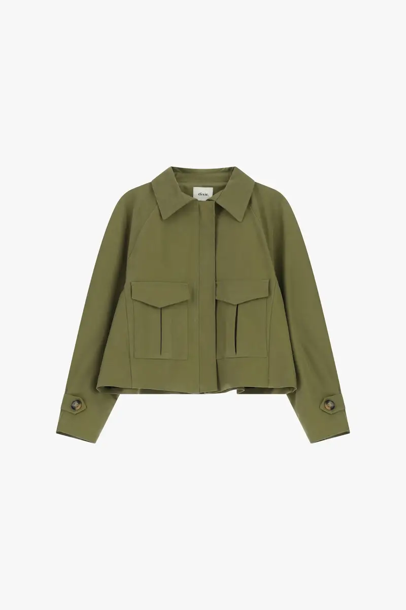 Bomber con tasche frontali e zip