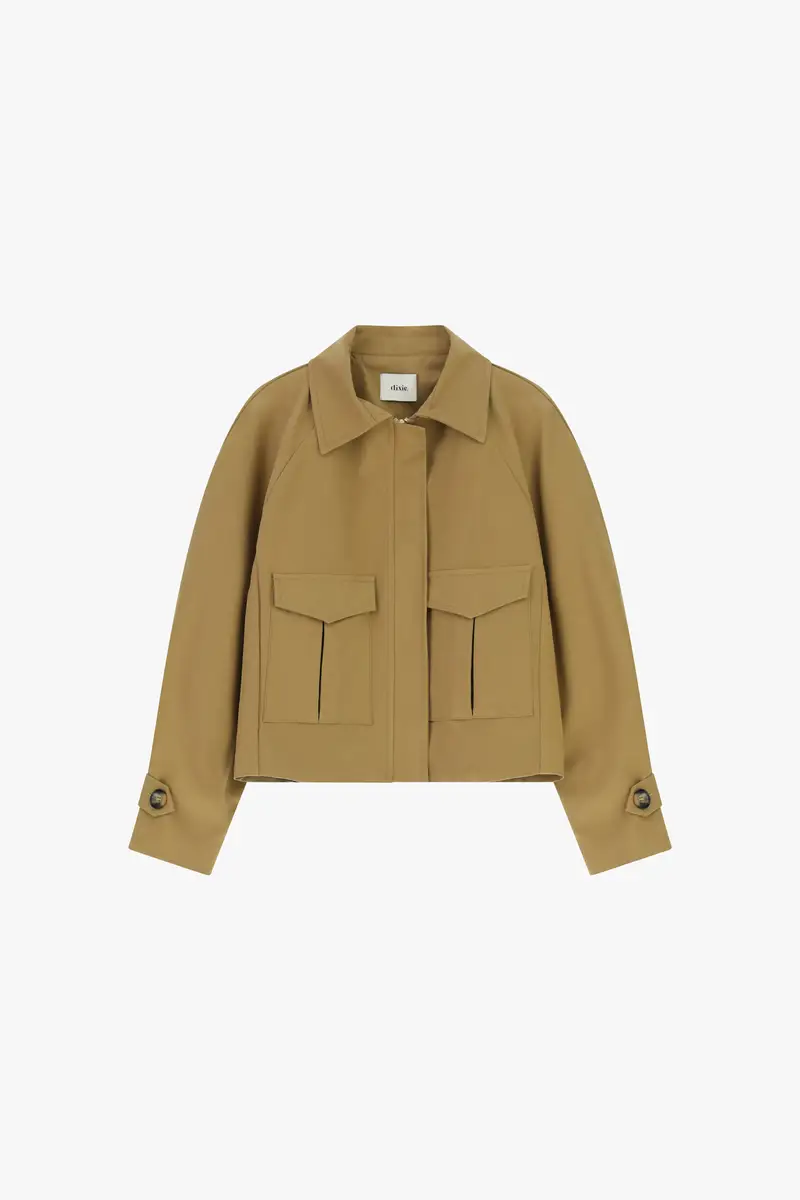 Bomber con tasche frontali e zip