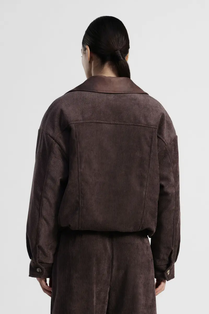 Bomber fit regular con tasche a pattina miniatura 3