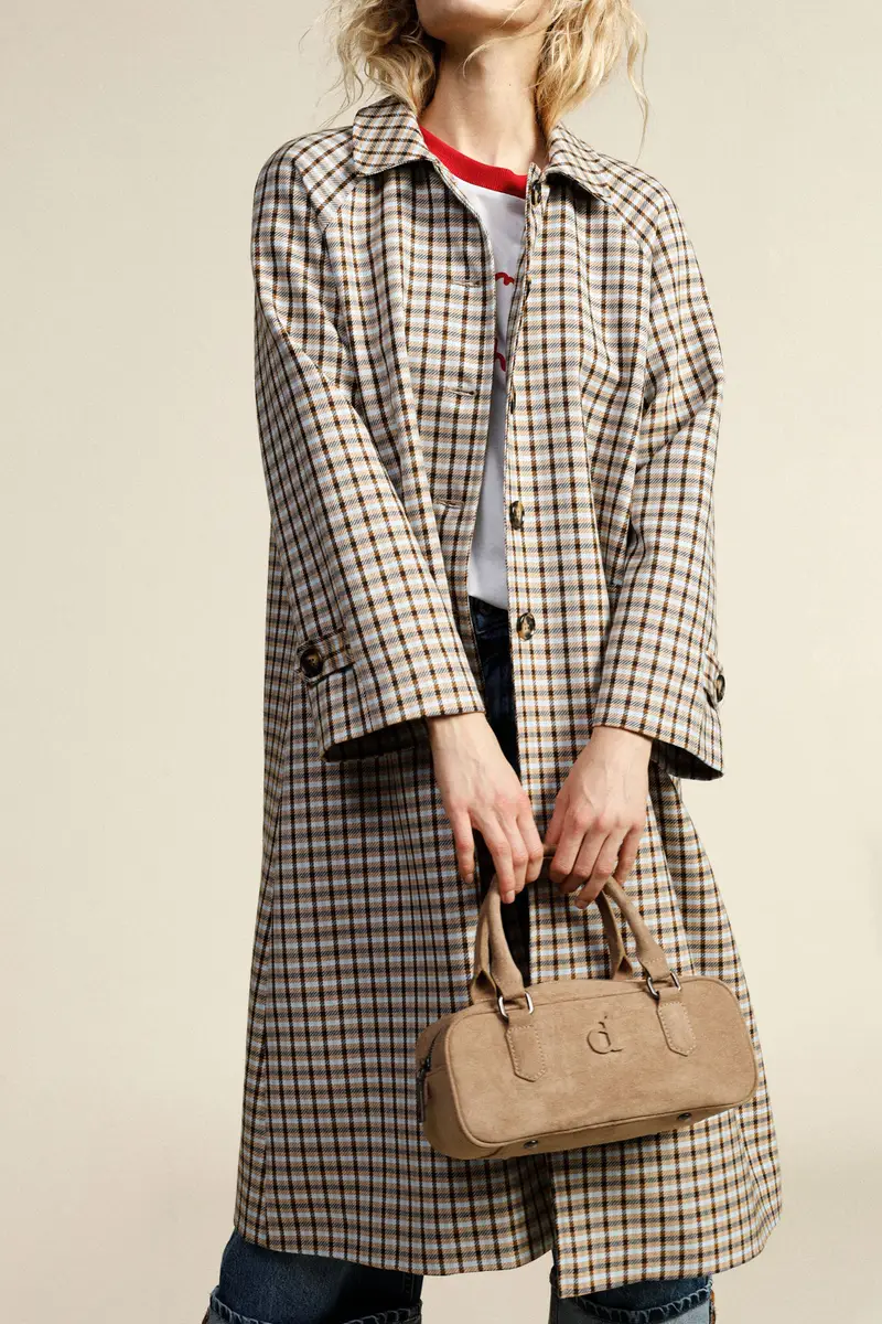 Borsa compatta con doppio manico e tracolla miniatura 3