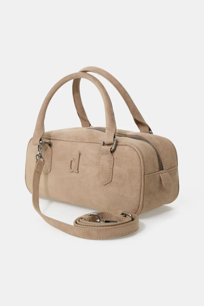 Borsa compatta con doppio manico e tracolla miniatura 4