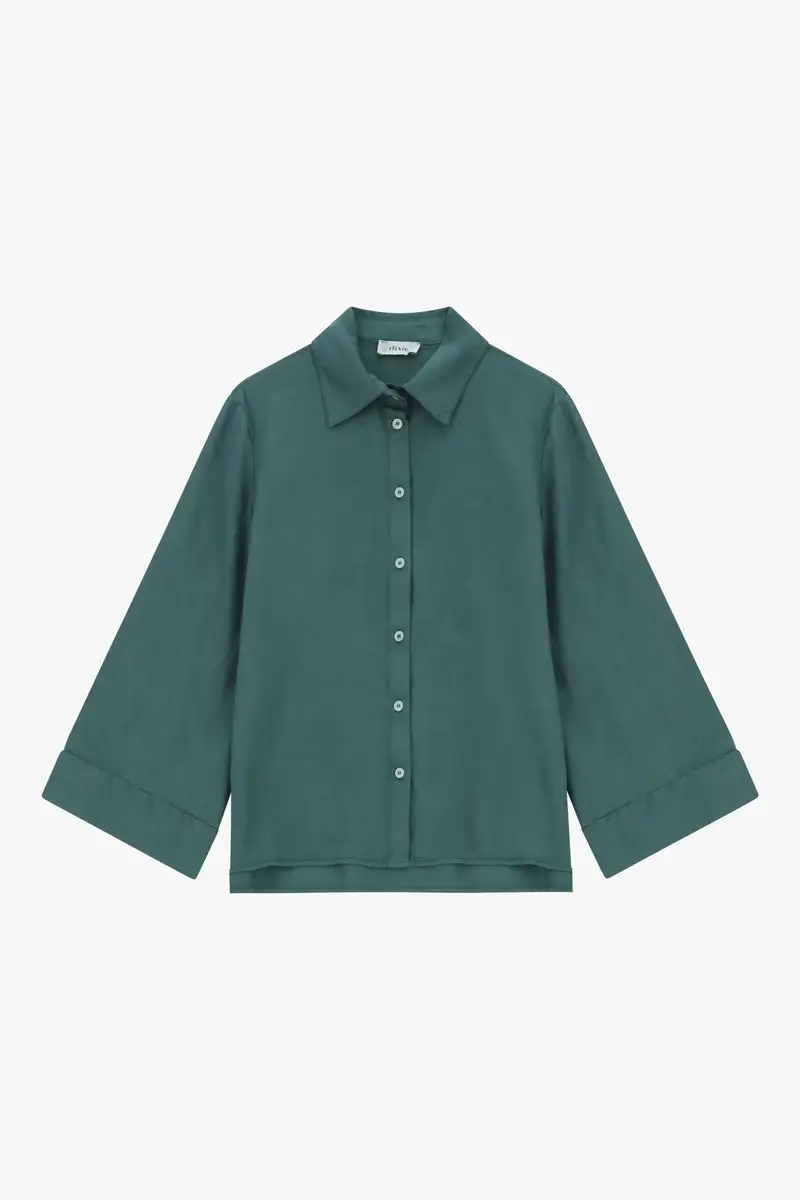 Camicia a maniche lunghe con colletto