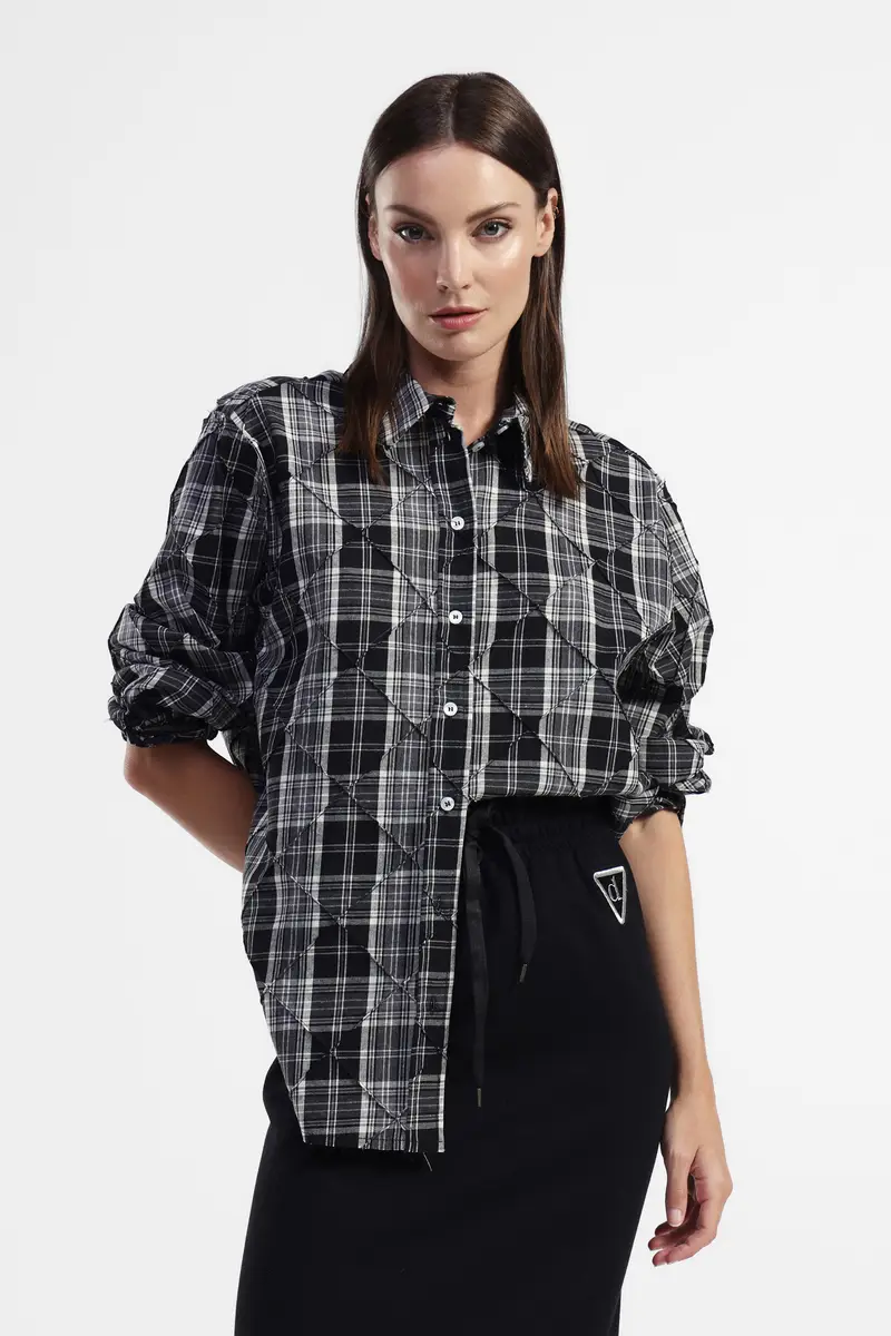 Camicia a righe con collo classico miniatura 2