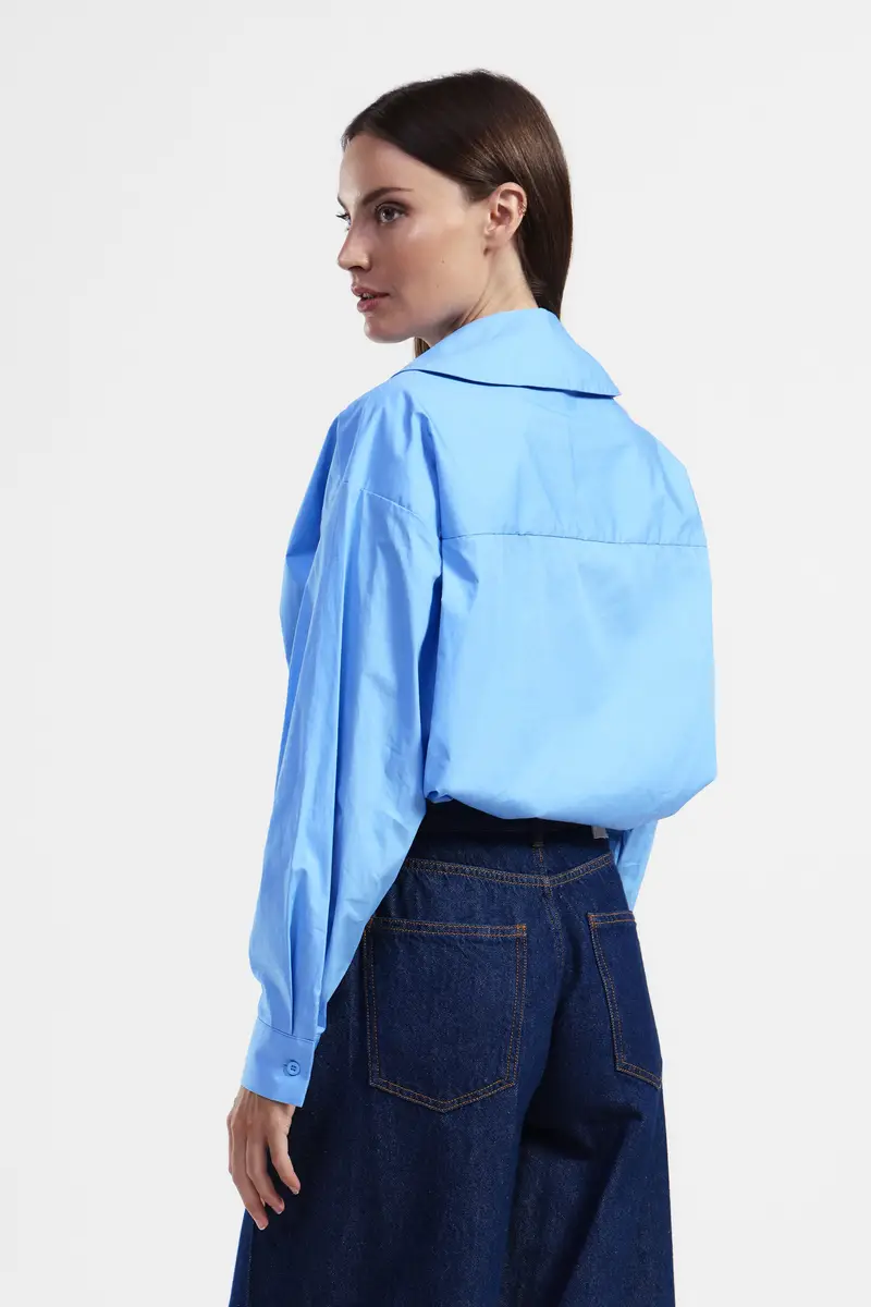 Camicia con colletto a punta miniatura 3